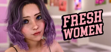 紫发角色与 FRESH WOMEN 字样的游戏封面